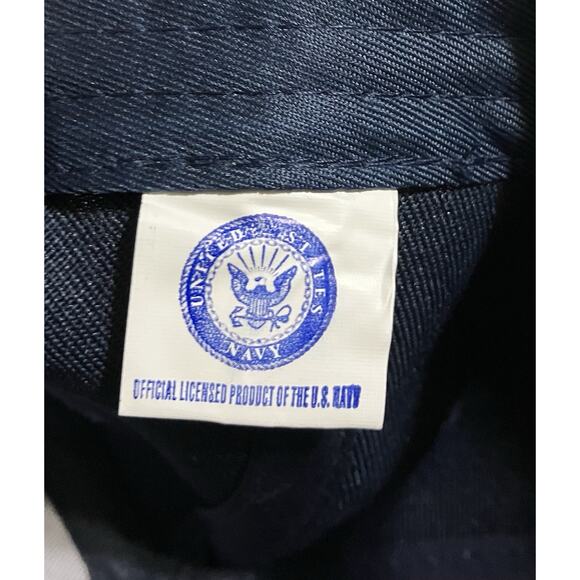 U.S. Navy Corpsman Acrylic Baseball Hat Officially Licensed Strapback Cap Blue - Picture 6 of 7